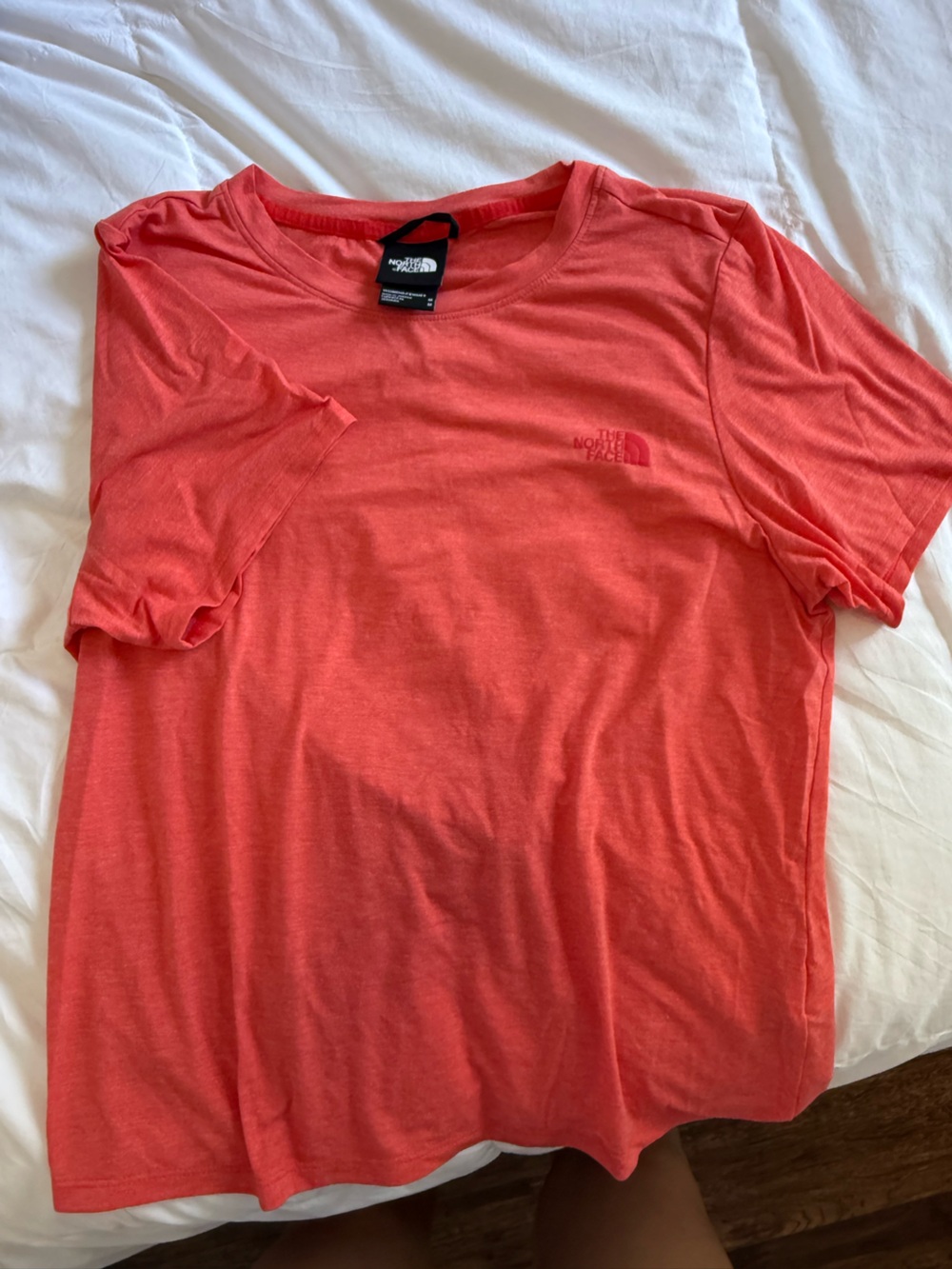 The North Face Women’s Coral Red Crew Neck T-Shirt